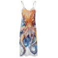 thumbnail image 5 of Octopus in The Mysterious Ocean Sleeveless Dress for Women Clothing Female Women's Summer Skirt, 5 of 7