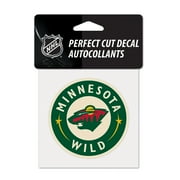 Minnesota Wild Official NHL 4" x Automotive Car Decal 4x4 by Wincraft 219725