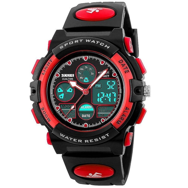 Reloj deportivo digital para niños YONGSHENG con cronómetro y alarma Led