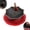 Black, variant on Umbrella Shaped Ceramic Tea Strainer, 2027 NEW Red Porcelain Loose Leaf Tea Filter with 360 Rotating Design, Chinese Gongfu Infuser plus Coffee Brewing Tool for Mugs and Teapots, Unique Gift Set
