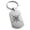 Silver, variant on Stainless Steel Nautical Moon & Sun Compass Engraved Dog Tag Keychain Keyring