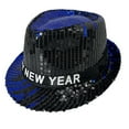 thumbnail image 5 of Sequined Hat for Women Men New Year Eve Panama Hat Roll Brims Hat Cosplay Costume Adult Theme Party Accessory, 5 of 8