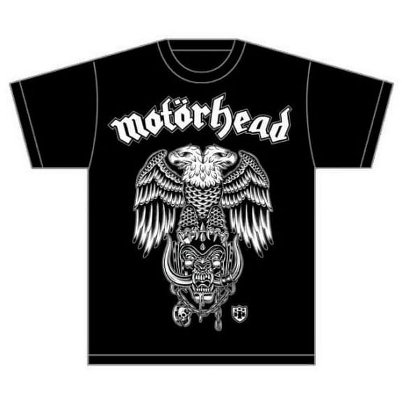 Motorhead Men's Hiro Double Eagle Slim Fit T-shirt Black