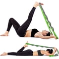thumbnail image 4 of Correas elásticas para yoga, fisioterapia, pilates, estiramientos, bandas de ejercicios, no elásticas, bucles múltiples., 4 of 7