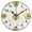Black, variant on Gold Dots Wall Clock Modern Small Clock Black Hands for Office, Home, Bedroom,School 9.84in