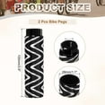 thumbnail image 2 of Uxcell 2 Pack Aluminum Alloy Bike Pegs Anti-Skid Fit 3/8 inch Axles with Stripe Black, 2 of 7