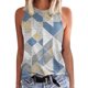 thumbnail image 1 of Crop Tank Top Camisetas sin mangas de verano informales para mujer, camisetas sin mangas sexis de playa con cuello redondo, camisetas básicas sin mangas (Grey, L), 1 of 4