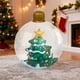 thumbnail image 5 of Inflatable Christmas Ball Transparent PVC Holiday Party Decoration for Indoor Outdoor Festive Events, Inflatable Sphere for Xmas Tree Yard Lawn Garden Decorations, Waterproof Inflatable Ornament, 5 of 6