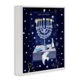 thumbnail image 2 of Stupell Industries Eclectic Light & Peace Menorah Stars White Framed Giclee Art, 12 x 12, by Susse Linton, 2 of 7
