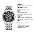 thumbnail image 4 of Reloj de cuarzo para hombre, de cristal, moderno y de ocio, 4 of 8