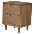 thumbnail image 3 of Home Square 2-Piece Set with Easton Nightstand & TV Console in Sand, 3 of 18