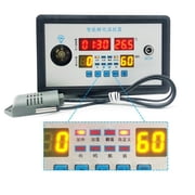 Multifunctional Automatic Incubator Controller, Temperature Humidity Incubator Controller Egg Hatcher Hatching Machine Control 12V , Humidity