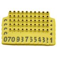 thumbnail image 1 of Daily Mix Store Cattle Ear Tag 1-100 Number Plastic Livestock Tags for Cow Sheep Pigs 100 HNK, 1 of 9