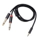thumbnail image 5 of Divisor en Y de cable TRS de 3,5 mm a doble cable de conexión mono 1/4 TS de 6,35 mm (3 m), 5 of 8