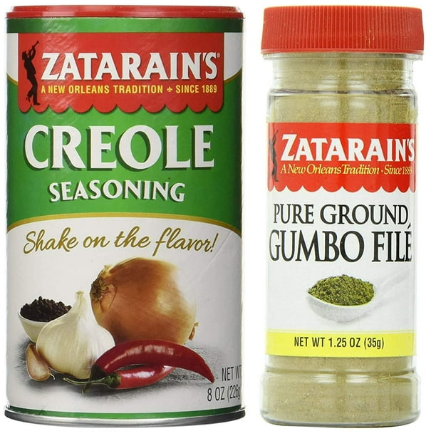 Zatarains Cajun Seasoning Bundle 1 each of Zatarains Creole Seasoning