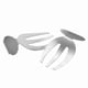 thumbnail image 2 of Stainless Steel Salad Claws Set of 2 for Serving and Mixing Salads, 2 of 5