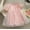 Pink, variant on WEAIXIMIUNG Preemie Dress Toddler Girls Short Sleevele Decoration Mesh Dress Dance Party Princess Dresses Clothes 90