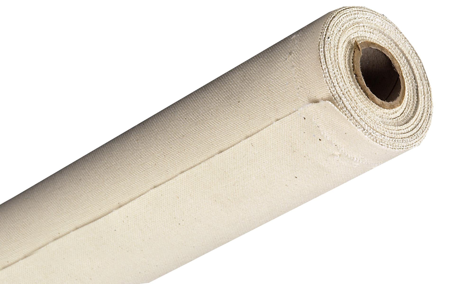 Creative Mark Spectrum Universal Unstretched Cotton Canvas Roll - 72" x 6 Yards 15 oz  (17.4 oz Primed) Double Primed, Rich White Acid-Free Acrylic Priming, Canvas Rolls for Painting