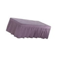 thumbnail image 1 of facefd Jupe de Table de Massage SPA Housse de Lit de Beauté en Lin Drap de Lit de Massage Violet, 1 of 7