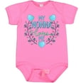 thumbnail image 3 of Inktastic My Nonna Loves Me with Flowers and Hearts Boys or Girls Baby Bodysuit, 3 of 5