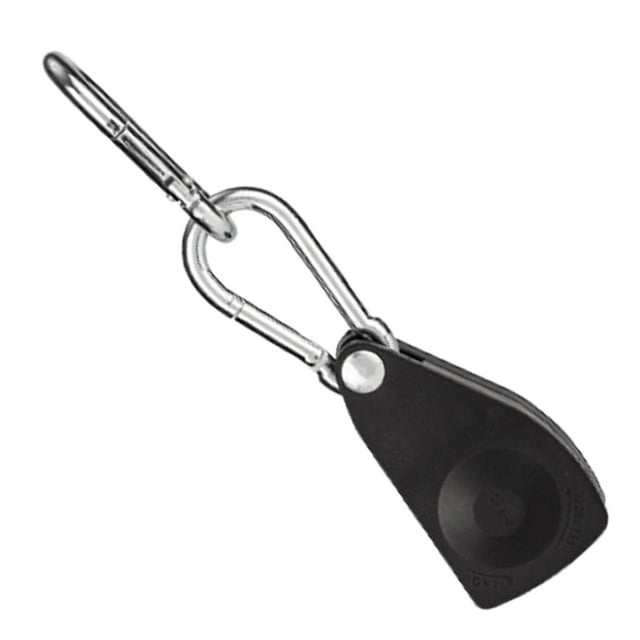 Ajustador de polea de trinquete de metal con ganchos de mosquetón, tensor de cuerda de tienda de campaña, para acampar al aire libre, tienda de Negro