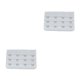 thumbnail image 2 of Minnieouse Correa de extensión Extensores de sujetador Hebilla 4 Gancho Botones de sujetador Íntimos ajustables 3 filas Ropa interior gris gris plateado claro 2piezas, 2 of 6