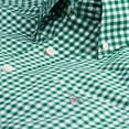 thumbnail image 2 of GANT Men's Ivy Green Fitted Poplin Gingham Button Down Shirt 371022 Size M, 2 of 3