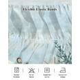 thumbnail image 7 of Ocean Starfish Anchor Bed Skirt Queen Size 18" Drop Coral Flower Blue Theme Retro Ruffled Wrap Around Bed Skirts Adjustable Elastic Bedskirt Dust Ruffle for Queen Size Bed, 7 of 7
