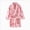 Hot Pink 0626, variant on Boys Girls Kids Robe Hooded Bathrobe Boys Girls Soft Plush Flannel Pajamas with Belt Unisex Solid Color 2-12T Toddler Winter Clothes for Kids,Black,Size 9-10T