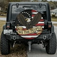 thumbnail image 6 of Lotusprinthandmade America Flag Eagle Patriotic Spare Tire Cover With Backup Camera Hole 6 Sizes (34 in. V2), eagle us flag spare tire wrap, 6 of 6