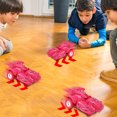 thumbnail image 6 of Ke1Clo Transforming Dinosaur Car Toy under $5! Pull Back Race Car with Dino Figure for Boys Girls Birthday Gift No Batteries Needed (Pink), 6 of 7