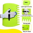 thumbnail image 5 of Garden Leaf Scoops & Gloves Set, 2 Pairs of , Adjustable-Handle Leaf Claws, High-Quality Plastic Hand Rakes, 5 of 5