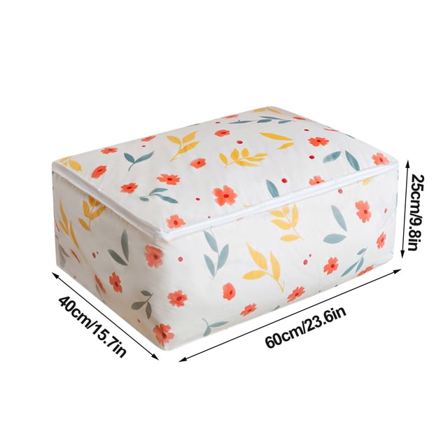 Quilt Storage Bag for Moving, Large Capacity Bag for Bedding and Clothes, Foldable Packing Bag with Zipper
