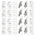 thumbnail image 1 of 24 hojas de pegatinas de tatuajes temporales falsos, colección de pegatinas de tatuajes para adultos, tatuajes temporales sexys, 1 of 6