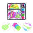 thumbnail image 3 of LEEYNEER 1 Set 15pcs Plastic Kitchen Toys Simulation Kitchenware Fun for Kids, 3 of 10