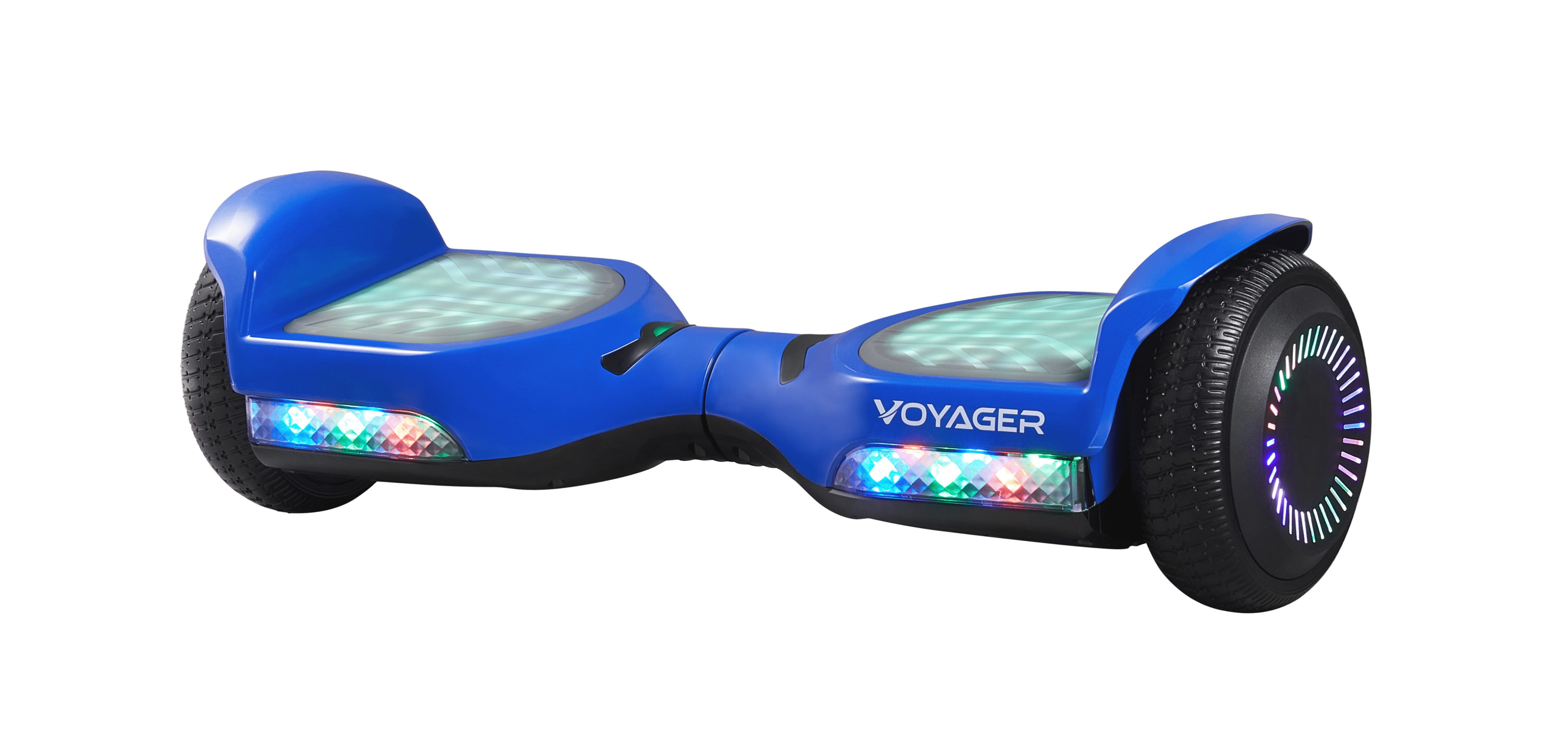 Voyager Hovertunes Self Balancing Hoverboard, Blue with Lights and
