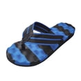 thumbnail image 2 of ZTTD Men Shoes Flat Bottom Herringbone Slippers Flip Flops Fashion Summer Sandals Flat Bottom Men's Flip Flops Beach Sandals Blue, 2 of 5