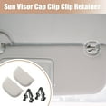 thumbnail image 3 of Unique Bargains 2 Set Gray Iron Sun Visor Cap Clip Clip Retainer No.DS7Z-54672A40-AF/DS7Z4273AA for Ford Fusion, 3 of 6