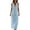 Blue, variant on Unir Loose Sleeveless Wide Leg Jumpsuit For Women, V‑Neck Button Front Linen‑Feel Casual One‑Piece, Summer Vacation Everyday Wear Jumpsuit, 1 Piece, S‑XXXL, Plus Size Friendly