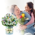 thumbnail image 4 of LKZQHMC 3D Greeting Cards Pop Up Cards 13.8" Daisy Paper Flower Bouquet Gifts for Women Mom Wife Birthday,Anniversary,Get Well Cards with Note Card & Envelope,Romantic Daisy,Daisy, 4 of 4