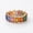 Rose Plated, variant on Baguette Cut Rainbow Sapphire Eternity Band Ring, Sapphire Gemstone Ring, Daily Wear Ring, Matching Band Ring, September Birthstone Ring, Handmade Jewelry