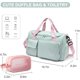 thumbnail image 2 of Small Gym Bag for Women, Travel Duffle Bag Carry On Weekender Bag with Shoe Compartment, 2 of 5