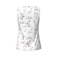 thumbnail image 5 of Fotbe Rabbit Eating Womens Loose Fit Casual Flowy Slim-Fit Tank Tops Athletic Round Neck Trendy Sleeveless Summer Tops for Gym and Yoga-Medium, 5 of 9