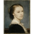 thumbnail image 2 of Arnold Böcklin 15x18 Gold Ornate Wood Frame and Double Matted Museum Art Print Titled - Portrait of Anna Elisabeth Burckhardt-Brenner (1868), 2 of 4