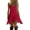Dresses-95Red, variant on Gamivast Linen Dresses for Women Beach Flowy V Neck Spaghetti Strap Mini Dress Asymmetrical Ruffle Hem A-Line Vacation Outfits Comfy Casual Summer Dresses