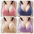 thumbnail image 2 of Brasier de carbón de bambú para mujeres de diablo/lencería ajustable/sujetador diario/ropa interior Natural/lencería elástica sin costuras/brasier Push Up Natural de bambú/Multicolorpangjing, 2 of 4