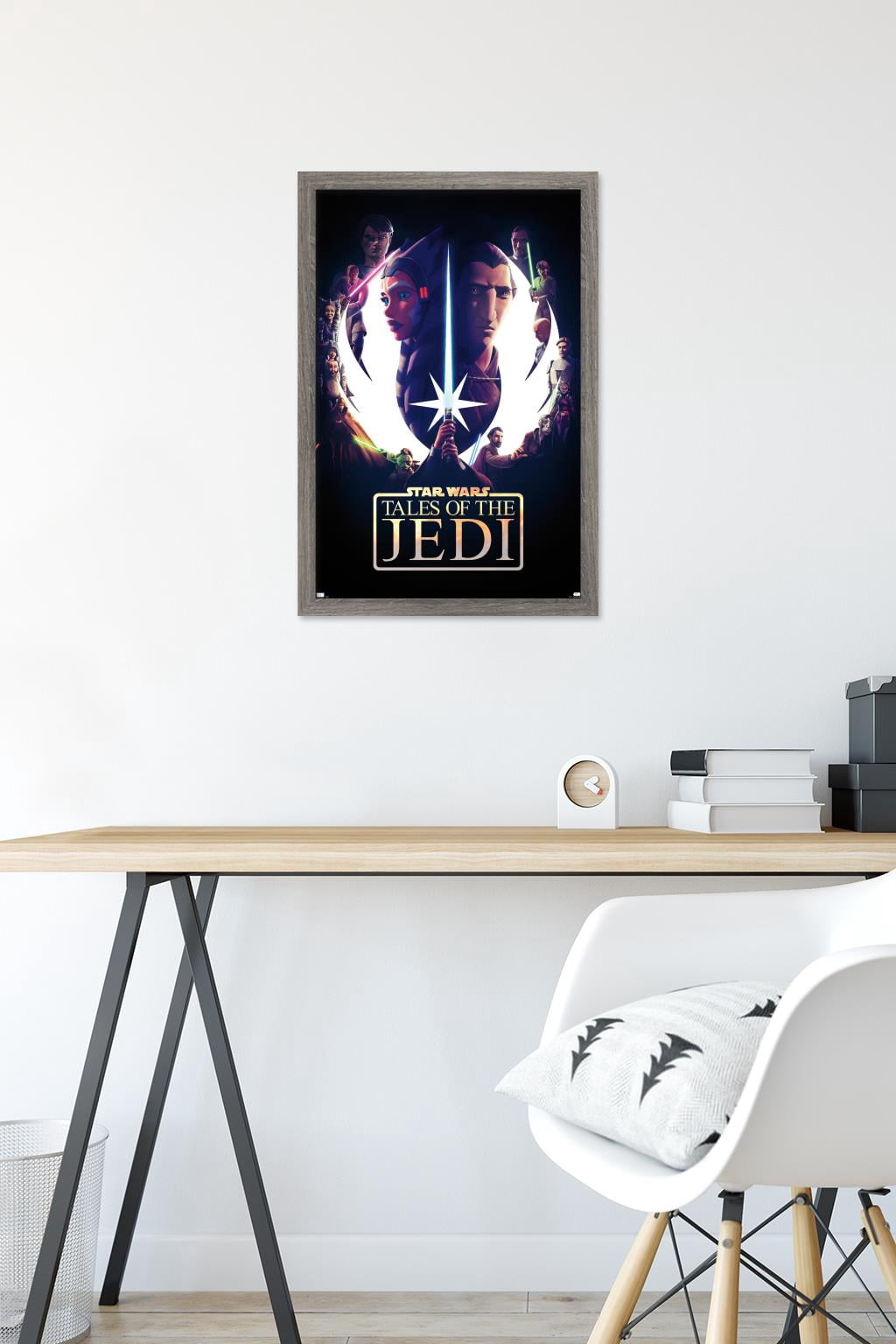 Star Wars: Tales of the Jedi - One Sheet Wall Poster, 14.725" x 22.375" Framed