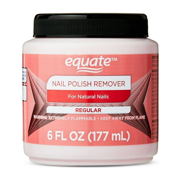 Equate Regular Nail Polish Remover Dip-It Jar, 6 fl oz