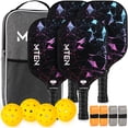 thumbnail image 1 of Juego de palas de pickleball MTEN con superficie de fibra de vidrio aprobado por la USAPA, 1 of 7
