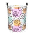 thumbnail image 1 of Fotbe Donuts and Coffee Cesto de Ropa con Asas, Cesto Impermeable de Gran Capacidad, Bolsa de Lavado para Dormitorio, Cesto de Ropa con Ruedas y Asas-Small, 1 of 6